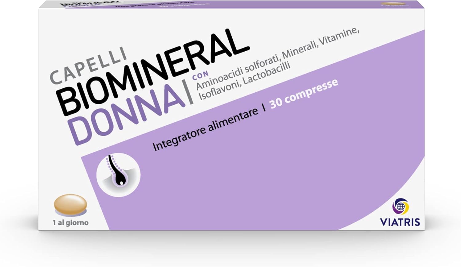 Biomineral Donna integratore per capelli femminili